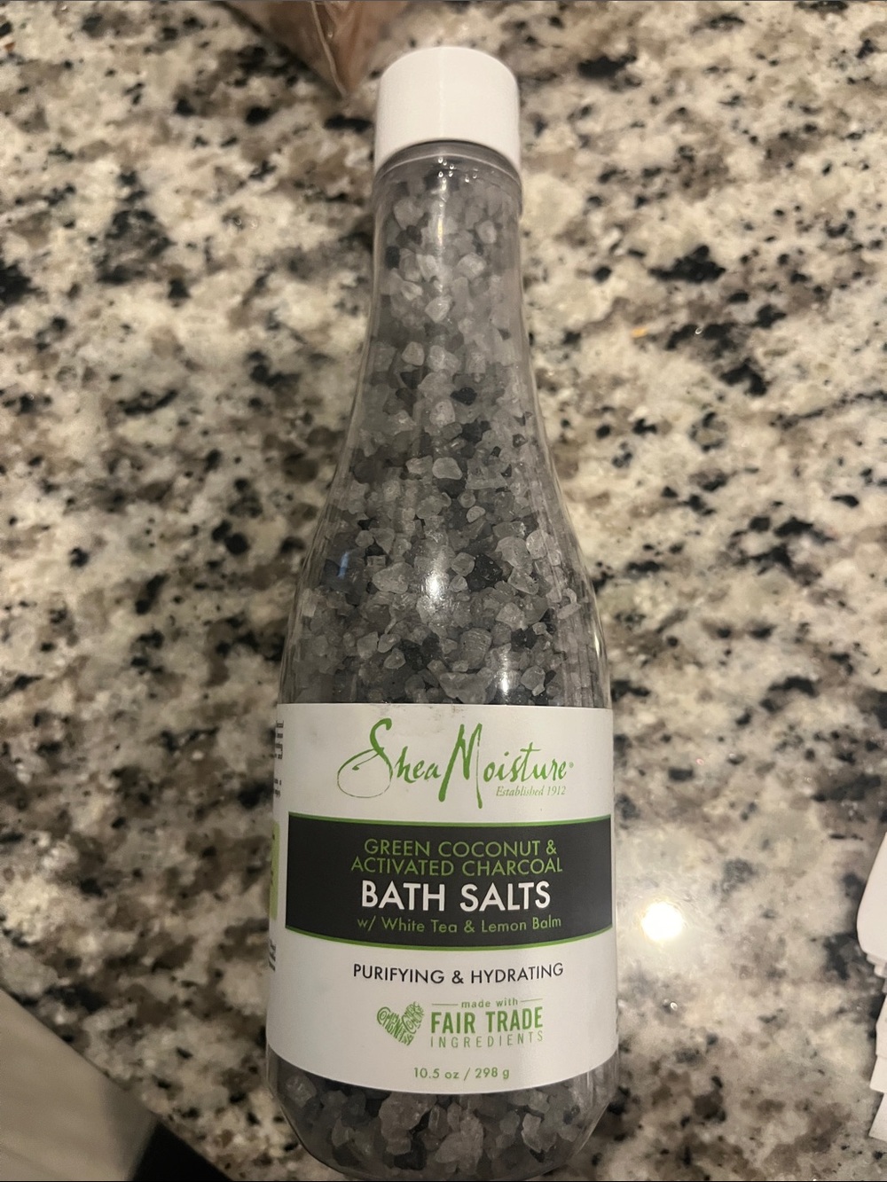 Shea Moisture Gray Activated Charcoal & Green Coconut Bath Salts